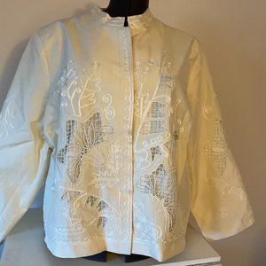 Vintage White Travel Jacket